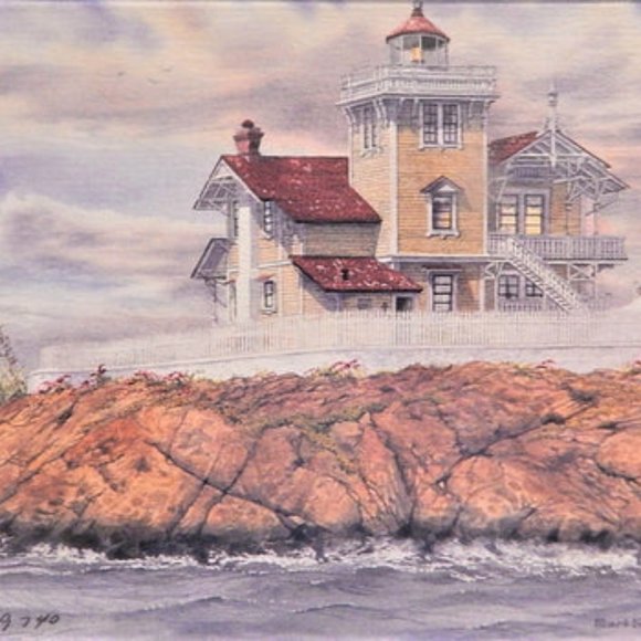 East Brother Lighthouse Richmond, CA Signed Print by March Sherman - Picture 6 of 6